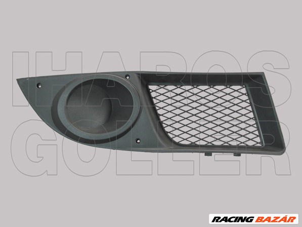Fiat Doblo 2005-2009 - Rács a lökhárítóba jobb, fekete, nem ködlámpás 1. kép