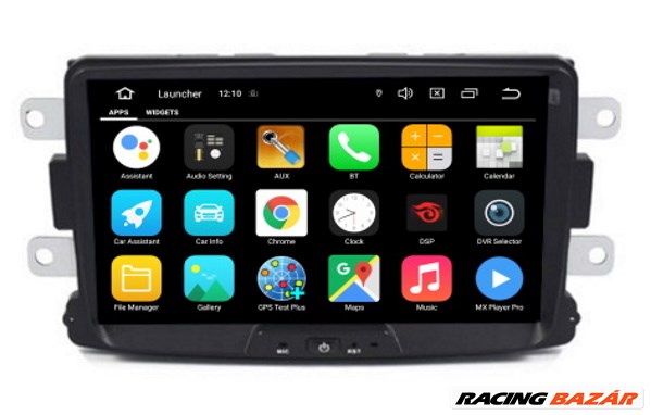 Dacia Android 10 Multimédia, 2+32 GB, CarPlay, GPS, Wifi, Bluetooth, Tolatókamerával! 4. kép