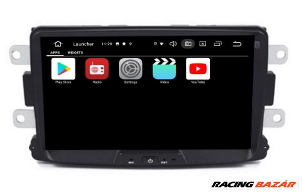 Dacia Android 10 Multimédia, 2+32 GB, CarPlay, GPS, Wifi, Bluetooth, Tolatókamerával! 5. kép