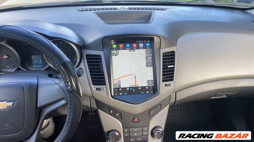 Chevrolet Cruze Android Multimédia Tesla Style Autórádió Tolatókamerával 10. kép