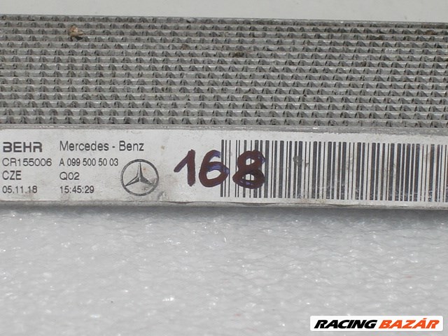Mercedes C-Classe W205 E-Classe W213 GLC W253 motor olaj hűtő A0995005003  5. kép
