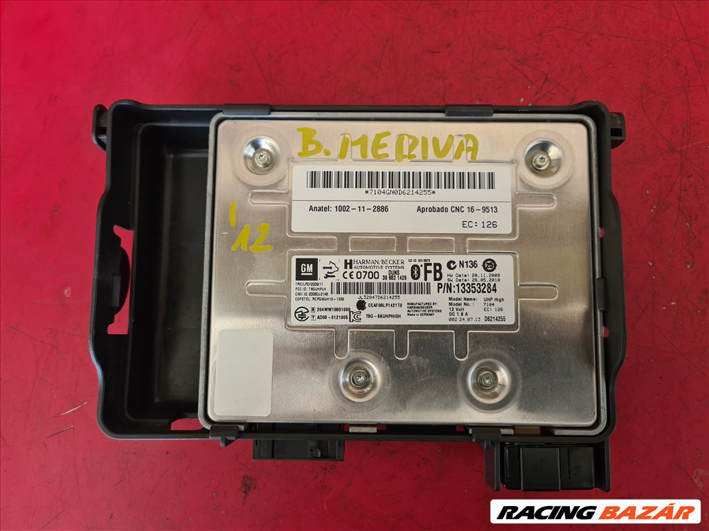 Opel Meriva B Bluetooth modul  13353284 1. kép