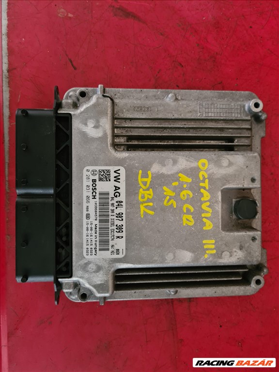 Skoda Octavia III 1.6 CRTDI DBK motorvezérlő 04l907309r 1. kép