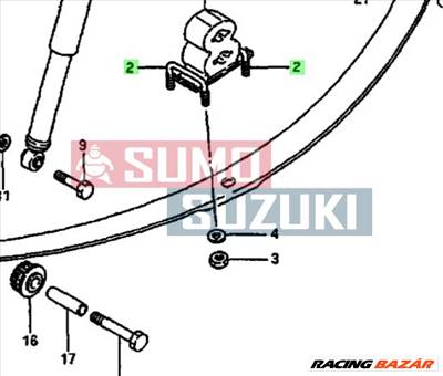 Maruti laprugó cuppánt csavar GYÁRI 41411-78500