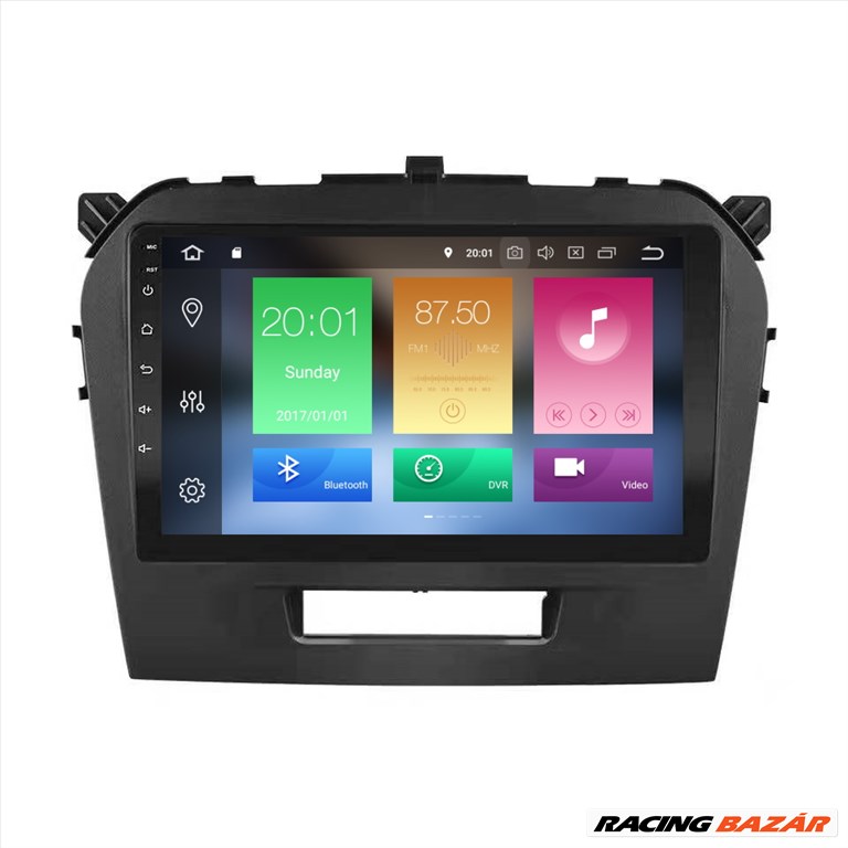 Suzuki Vitara Android Multimédia GPS Fejegység Rádió Tolatókamerával! 2. kép