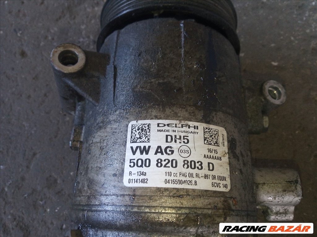 Volkswagen / Skoda / Audi / Seat klímakompresszor 5q0820803d 2. kép