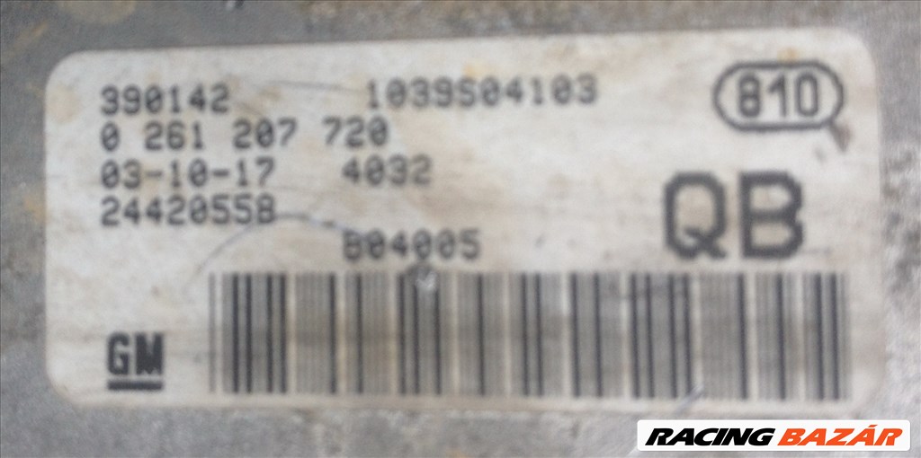 Opel Corsa C Z10XEP C Corsa motorvezérlő elektronika 24420558  24420558qb 0261207720 1. kép