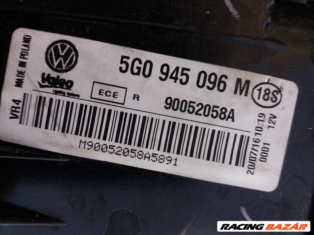 Volkswagen Golf VII  hátsó lámpa 5g0945096m 2. kép