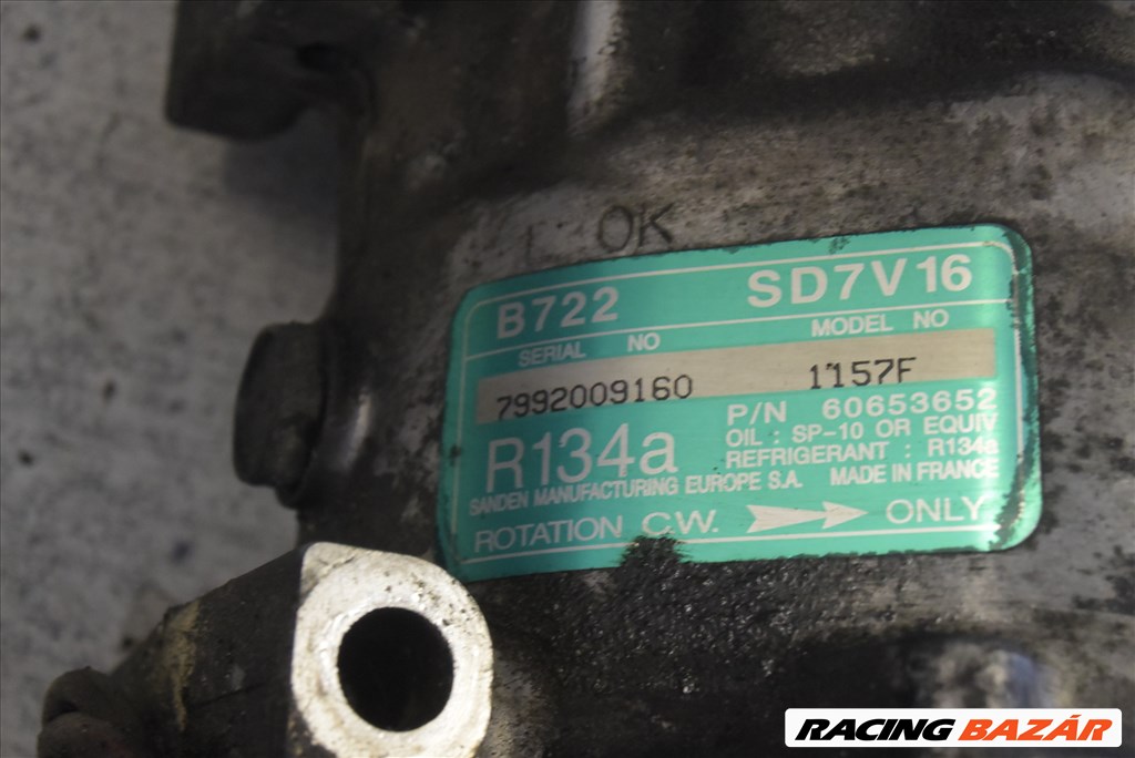 Alfa Romeo 147 1.9 JTD 8V klímakompresszor  b722sdv16 2. kép