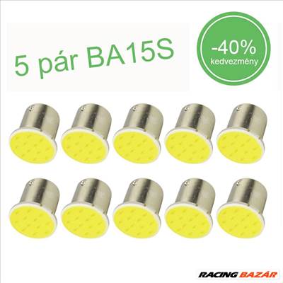 BA15S led sárga 10db csomag ajánlat! - 306A