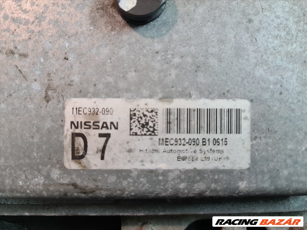 NISSAN QASHQAI J10 1.6 HR16 Motorvezérlő MEC932-090 2. kép