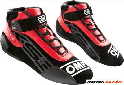 OMP KS-3 hobbi/gokart cipő (fekete-piros)