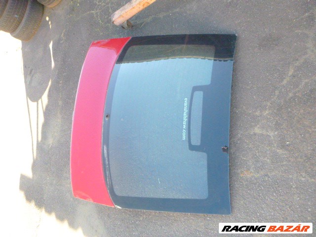 Skoda Octavia (1st gen) 2002 piros (ablaktörlőmotoros) csomagtérajtó üveg nélkül 5. kép