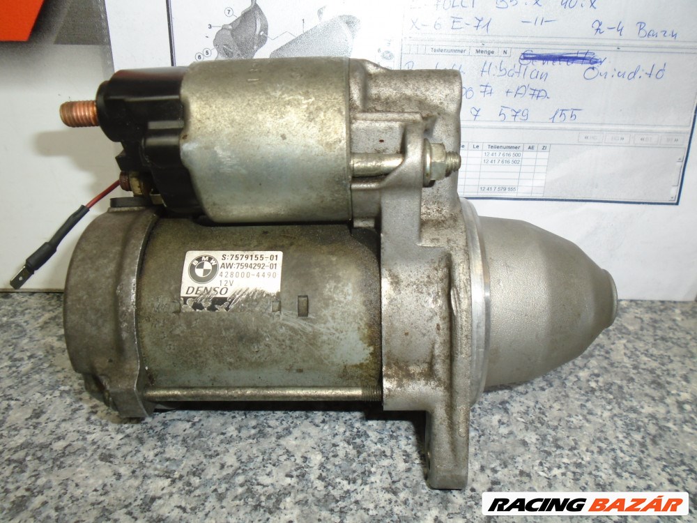 BMW önindító (F07 GT; E84; E70 LCI; E71; E89) 2. kép