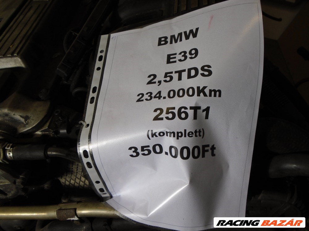 Motor egyben (komplett) - BMW 5-ös sorozat / E39 / 2,5 TDS / 256T1 2. kép