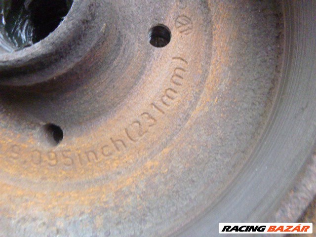 Audi 100 (C3 - 44) C3 - 44 1991 1,8 BENZIN HÁTSÓ fékdob 231 MM  ÁTMÉRŐ 6. kép