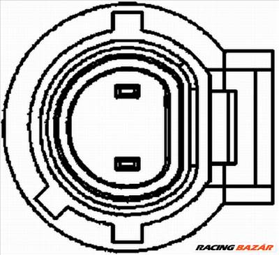 HELLA 6PU009163-881 Főtengely jeladó - RENAULT, NISSAN, DACIA