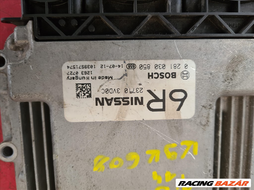 Nissan Note II 1.5dci K9K608 motorvezérlő 237103vd0c 2. kép