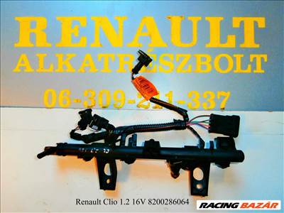 Renault Clio 1.2 16V 8200286064 injektor híd 