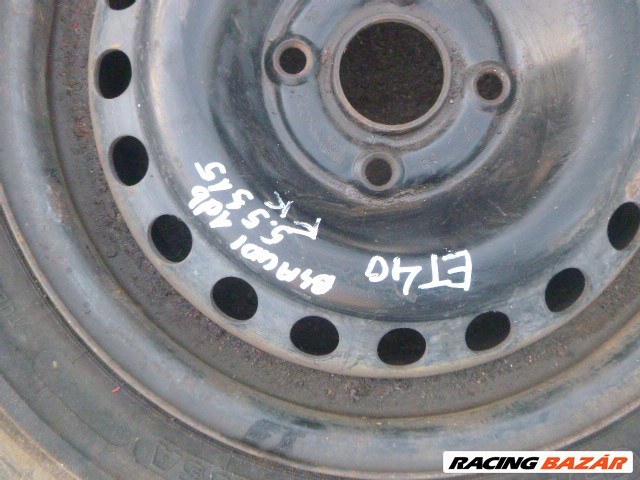 Audi 80 (B4 - 8C) 15 ÖS lemezfelni 1DB 5.5 J 15 ET 40  3. kép