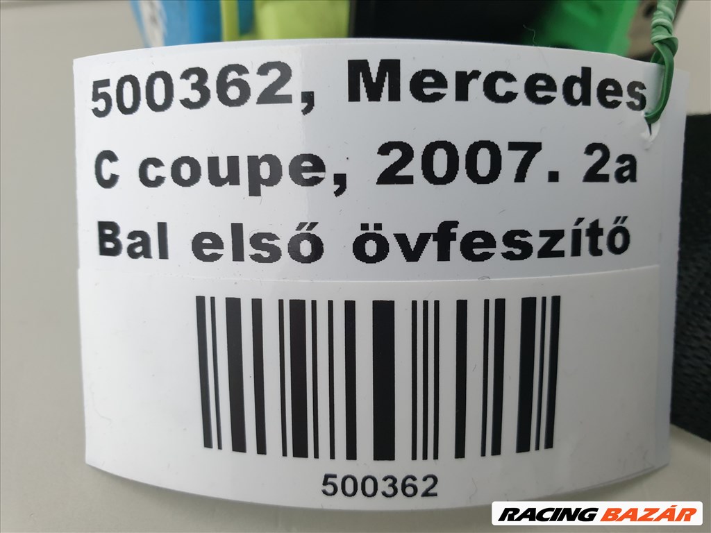 MERCEDES C , COUPE, 2007, Bal első, 362 / övfeszítő  2. kép