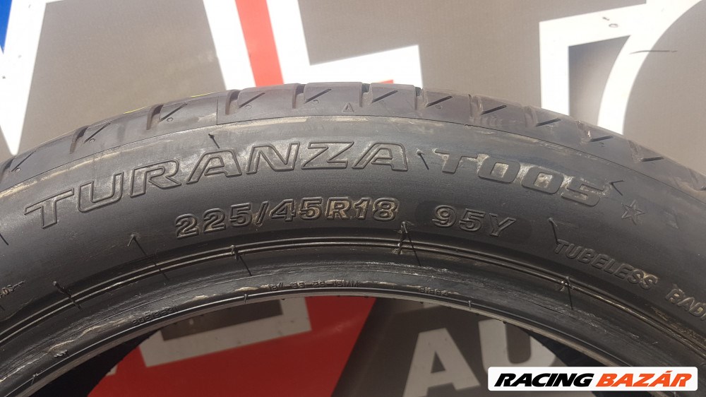 Bridgestone Turanza T005 RSC - 225/45R18 95Y - javított nyári gumiabroncs 4. kép