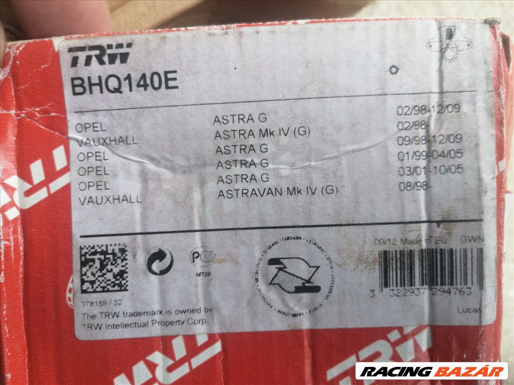 Opel Astra G, Corsa C új bal hátsó féknyereg eladó. BHQ140E 3. kép