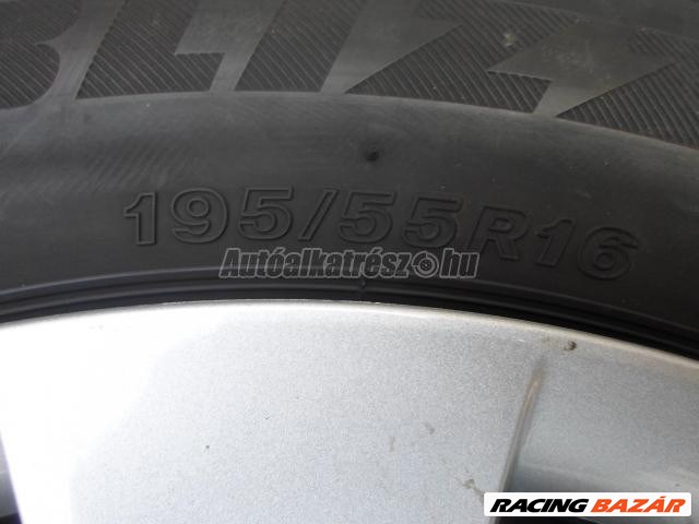 Bridgestone blizzak lm-32* téli 195/55r16 87 h tl 2012  / gyári acélfelni 16x6,5 - bmw 1-es sorozat f20/f21 2. kép