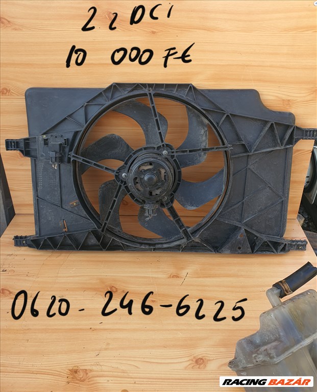 Renault Laguna II Vizhütő ventilátor és motor 2.2 dci  2. kép