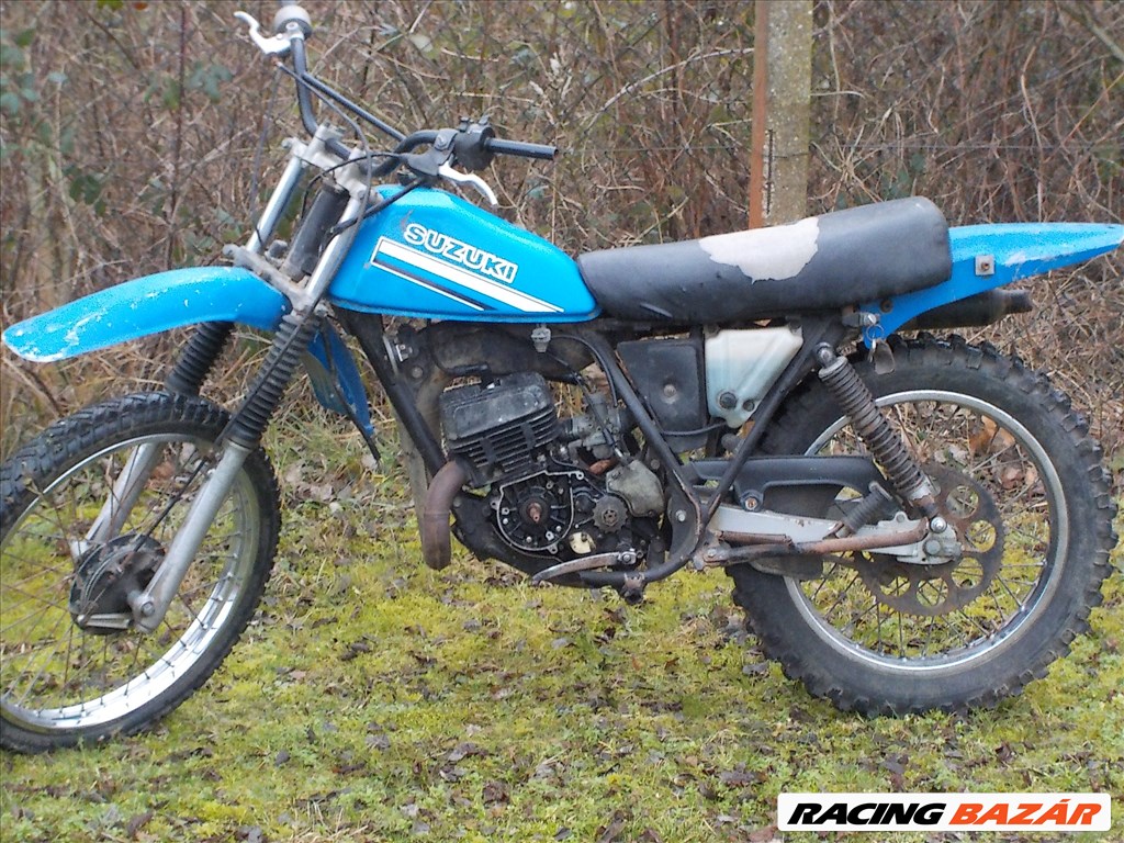 SUZUKI TS 125-ÖS OLDTIMER MKP. ,GYÚJTÓTEKERCS HIÁNYOSAN-PAPIROK NÉLKŰL ELADÓ 11. kép