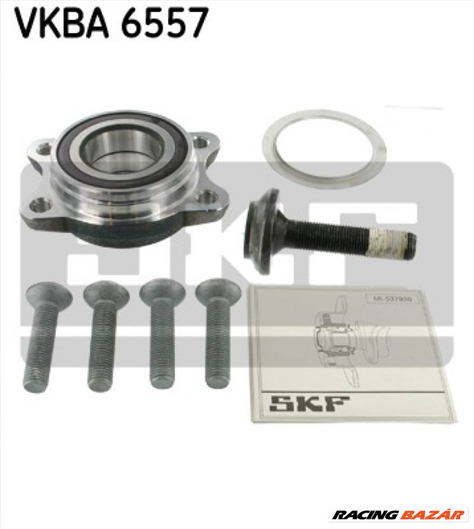 SKF VKBA 6557 Kerékcsapágy készlet - AUDI 1. kép