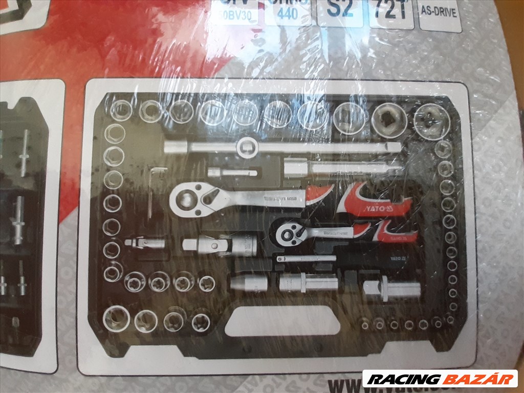 108 részes 1/2”-1/4”-os dugókulcs készlet Cr-V 4. kép