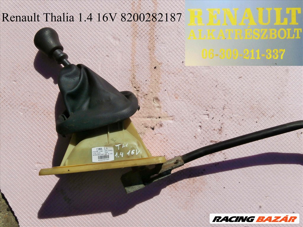 Renault Thalia 1.4 16V 8200282187 sebességváltó kulissza  1. kép