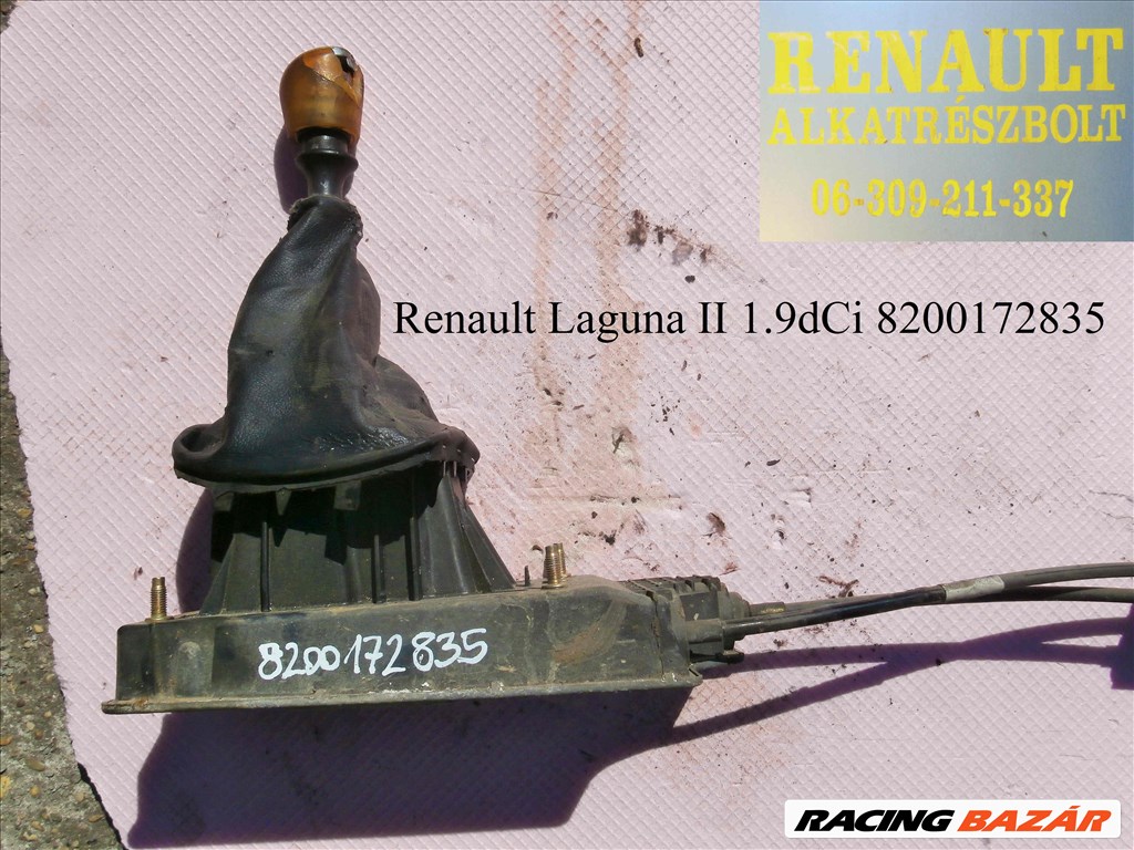 Renault Laguna II 1.9dCi 8200172835 sebességváltó kulissza  1. kép