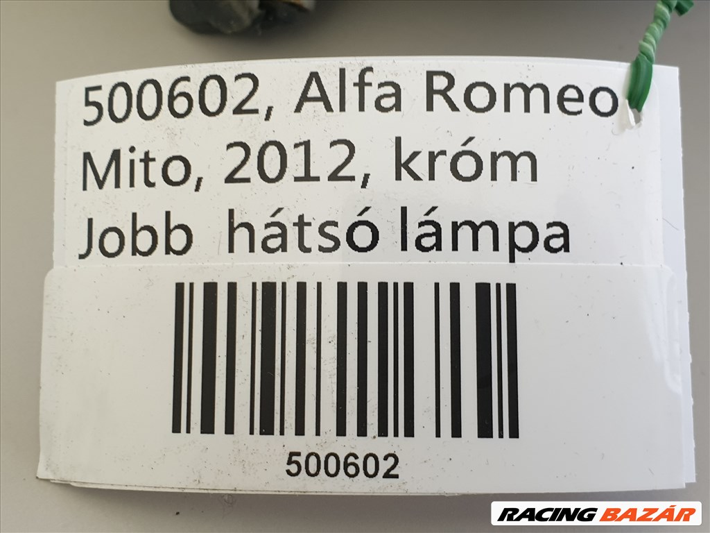 ALFA ROMEO MITO ,KRÓMOS, Jobb Hátsó, /602 / lámpa  2. kép