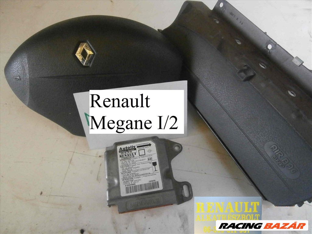 Renault Megane légzsák szett airbag szett  1. kép