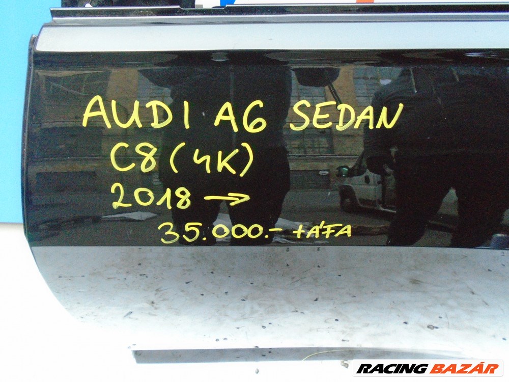 Audi A6 Sedan Bal hátsó ajtó  (c8 4K 2018 -->  ) fekete 2. kép