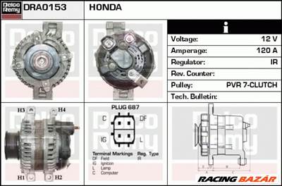 DELCO REMY DRA0153 Generátor - HONDA