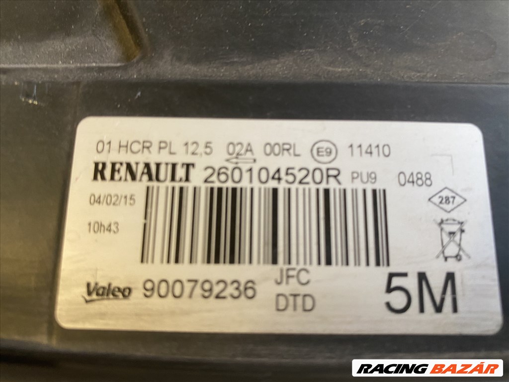 Renault Espace 5 260104520R  full-ledes fényszóró  3. kép