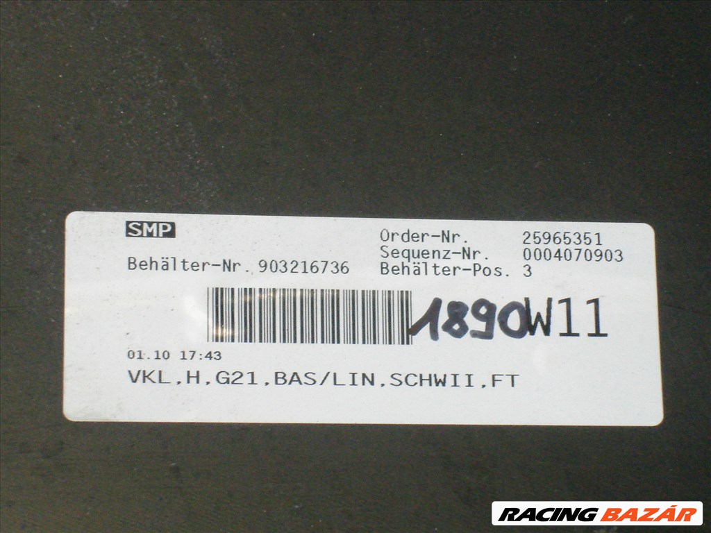BMW 3-Touring G21 radaros hátsó lökhárító 51127428002 2019-től 5. kép