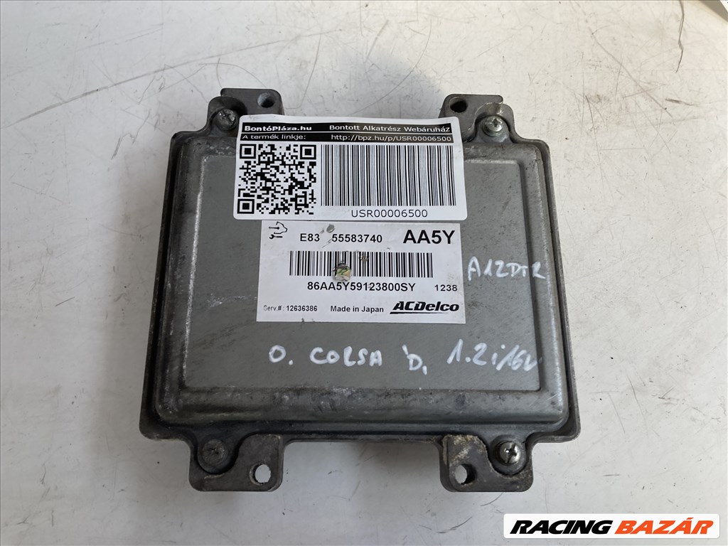 Opel Corsa D 1.2 motorvezérlő 55583740 2. kép