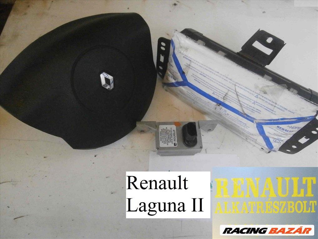 Renault Laguna II komplett légzsák air bag szett  1. kép