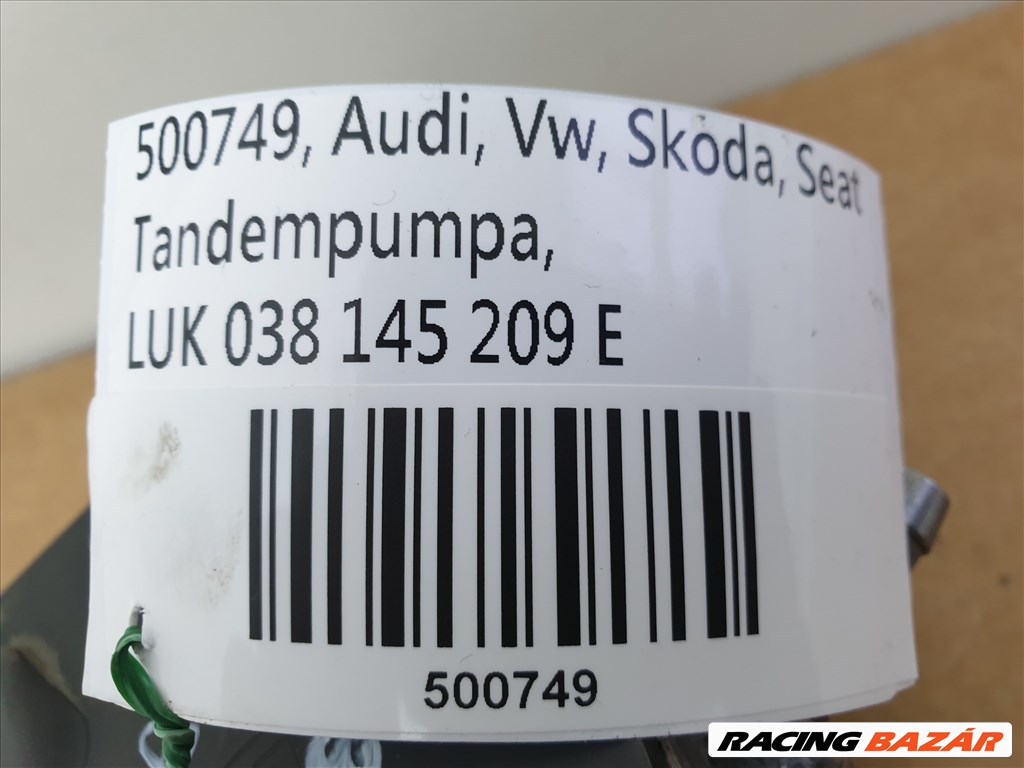 AUDI A3 , Skoda, LUK 038 145 209 E, / 749 / Tandempumpa-Vákumszivattyú  2. kép