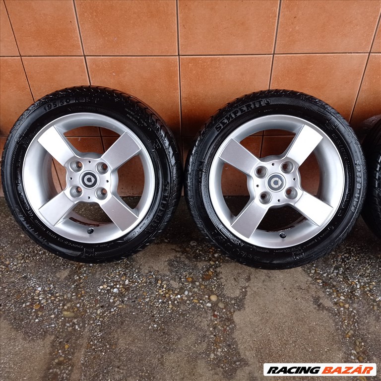 SMART 15" ALUFELNI 4X114,3 NYÁRI 195/50R15 GUMIVAL OLCSÓN!!!!! 2. kép