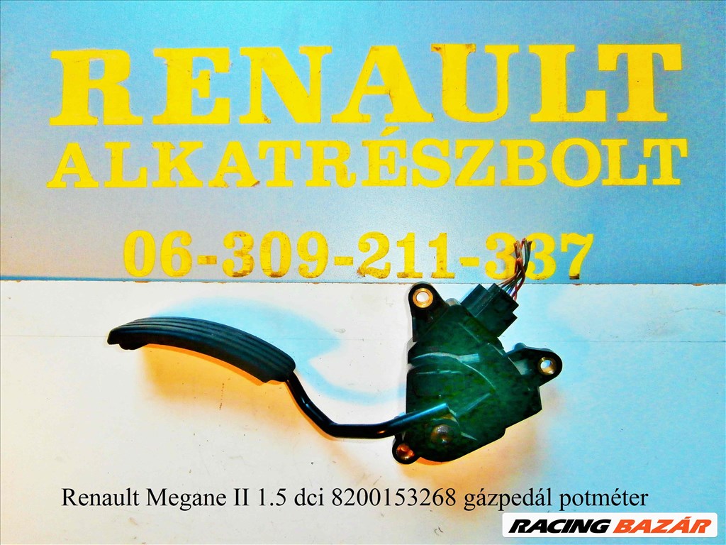 Renault Megane II 1.5dci gázpedál potméter 8200153268 1. kép