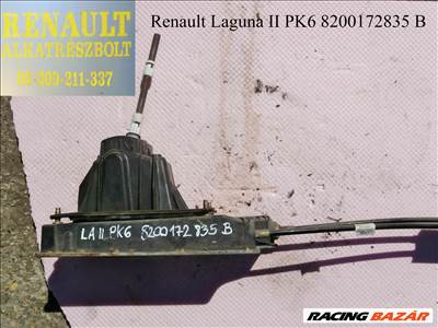 Renault Laguna II (PK6) 8200172835B sebességváltó kulissza 