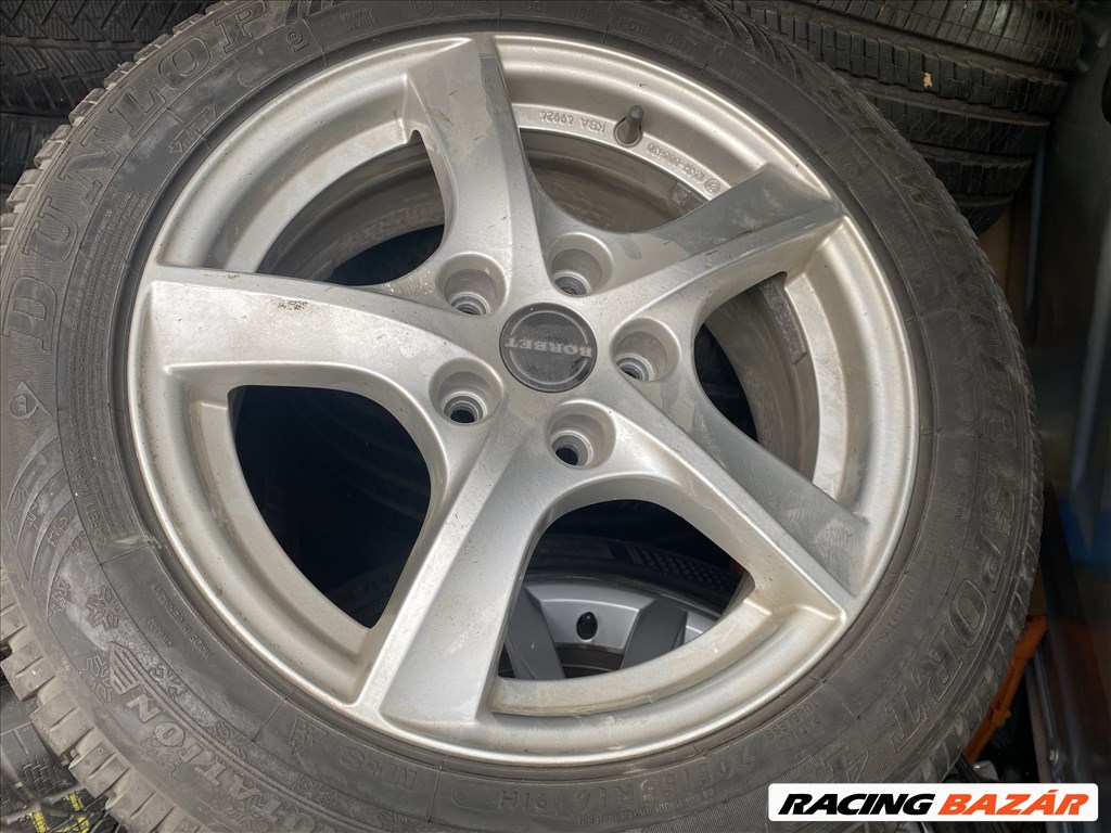 Volkswagen / Skoda / Seat Borbet 6,5X16-os 5X112-es ET46 könnyűfém felni garnitura 4. kép