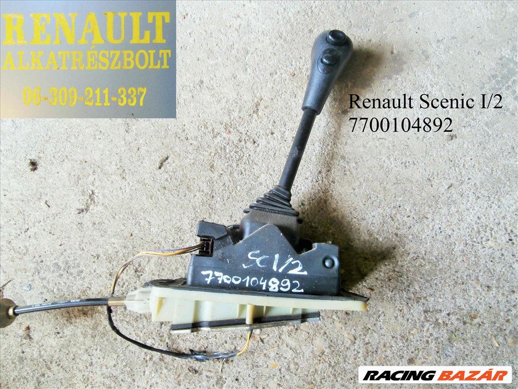 Renault Scenic I/2 7700104892 sebességváltó kulissza  1. kép
