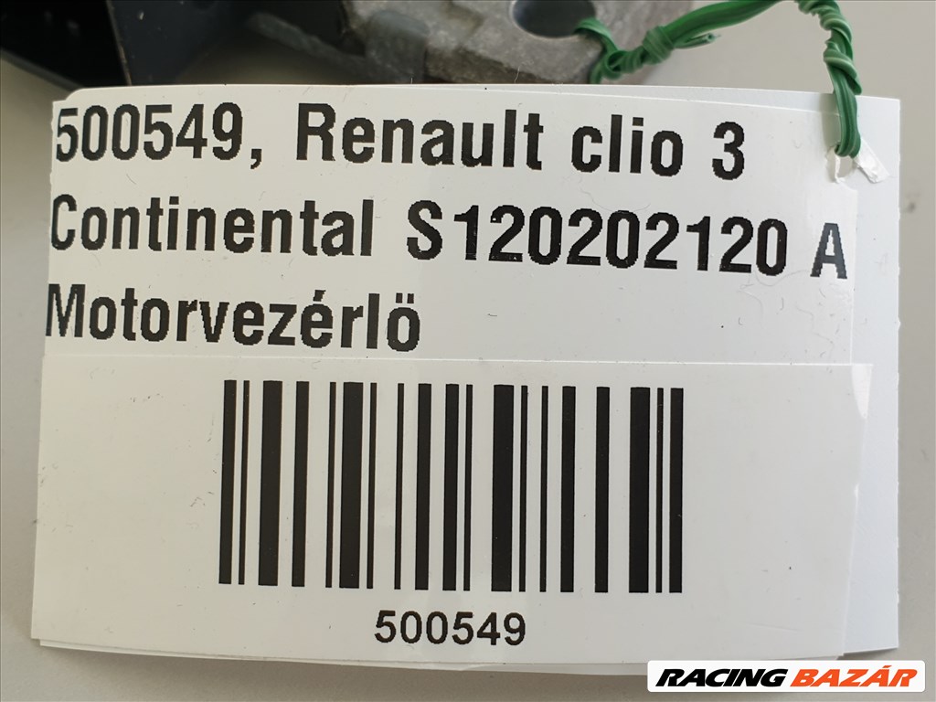 RENAULT CLIO 3, Continental S 120202120 A, 549 / motorvezérlő  2. kép