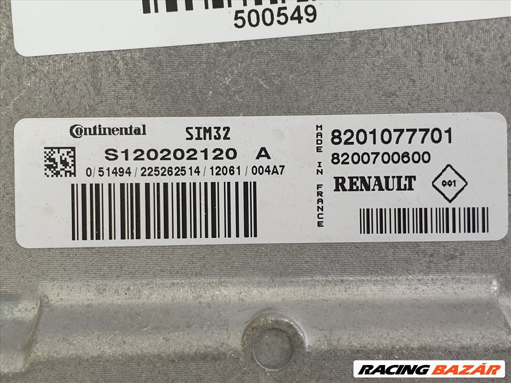 RENAULT CLIO 3, Continental S 120202120 A, 549 / motorvezérlő  3. kép